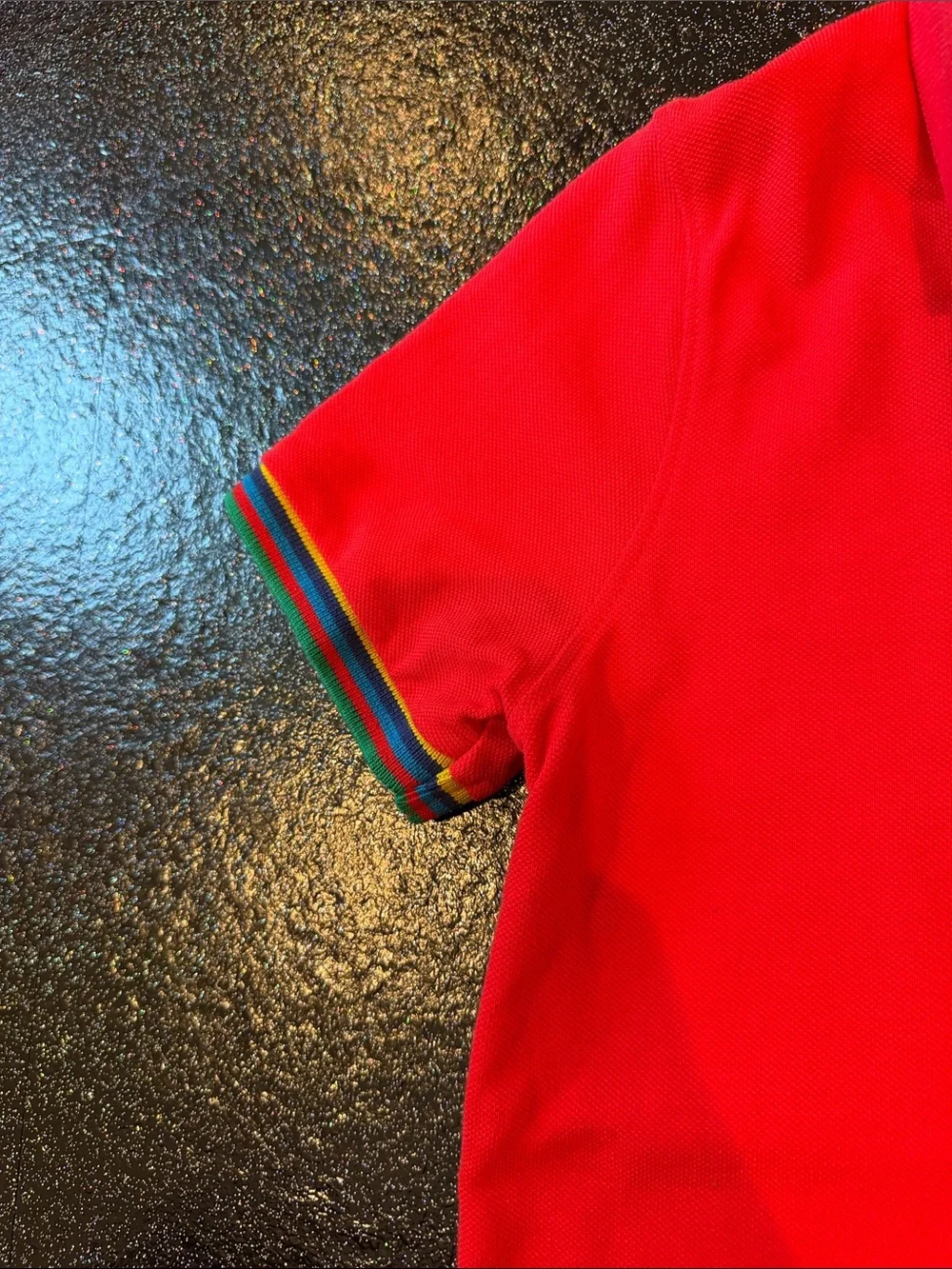 Mini Boden Red Short-Sleeve Polo Top, Size 9-10